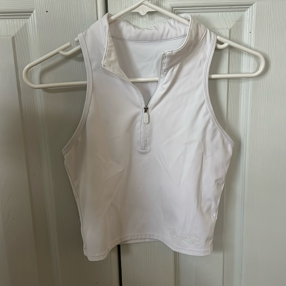 Alphalete pulse zip tank